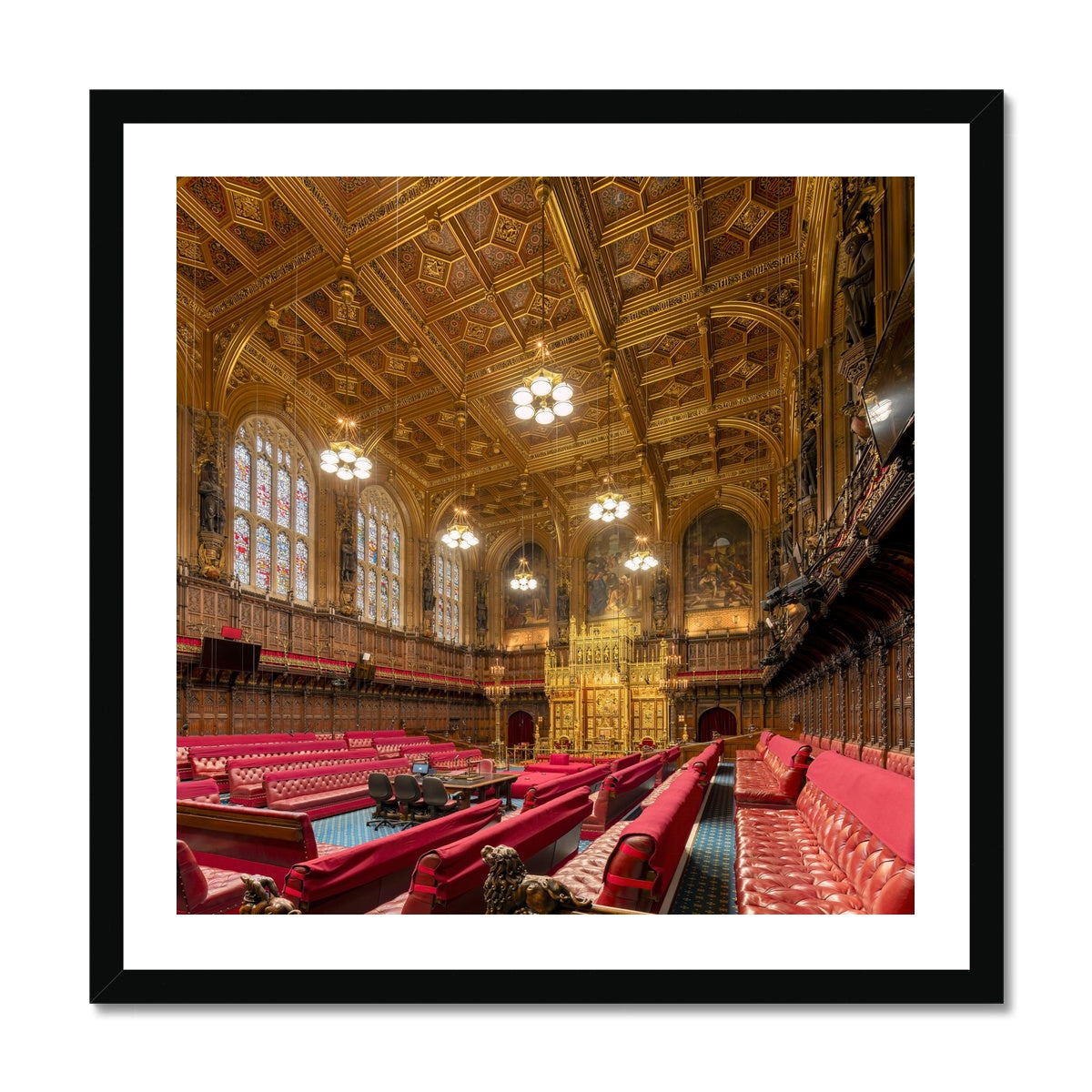 The Lords Chamber Framed Print