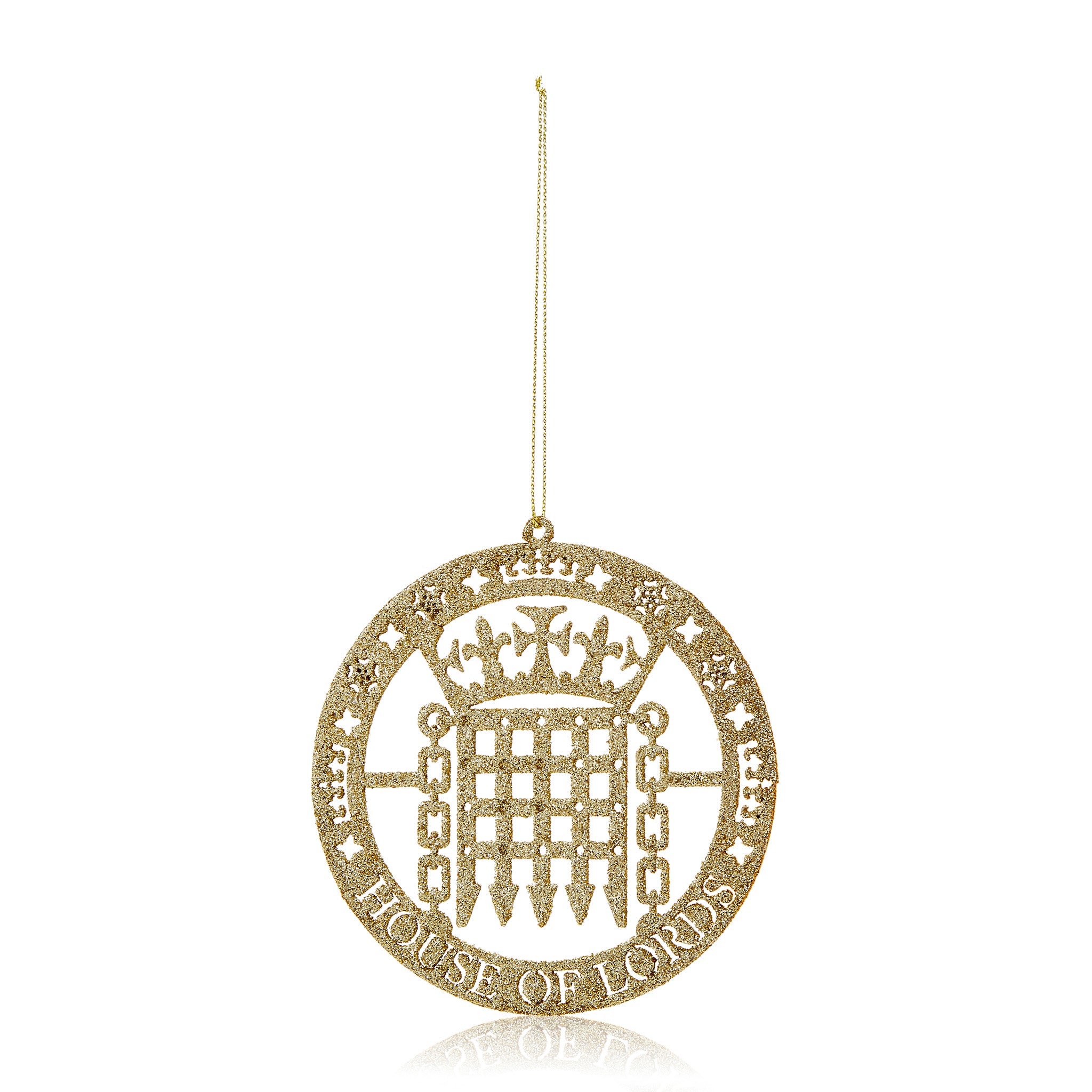 House of Lords Glitter Cut Out Decoration