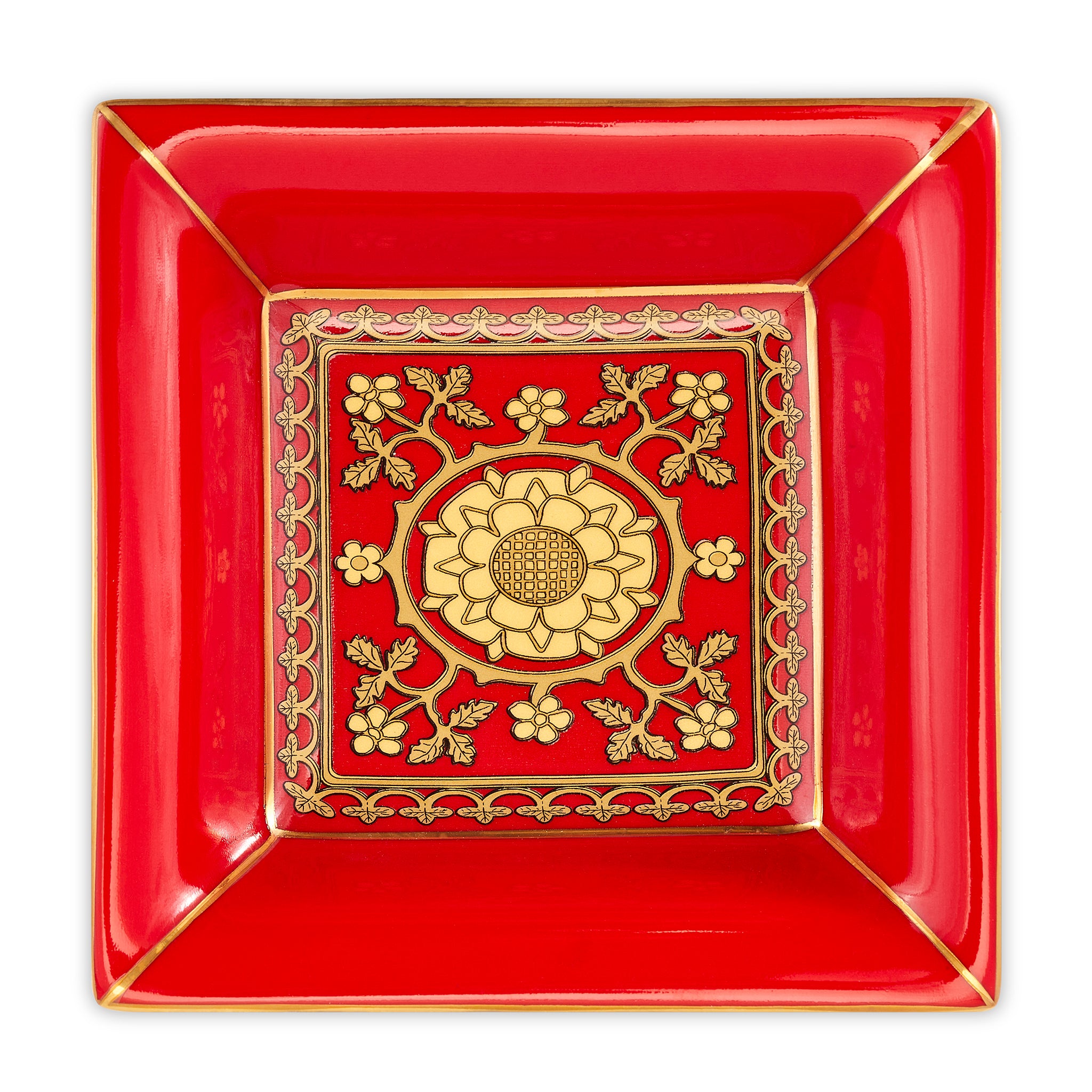 House of Lords Halcyon Days Square Dish