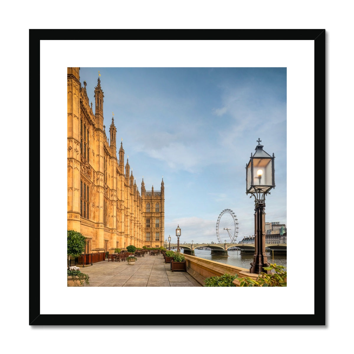 The Commons Terrace Framed & Mounted Print