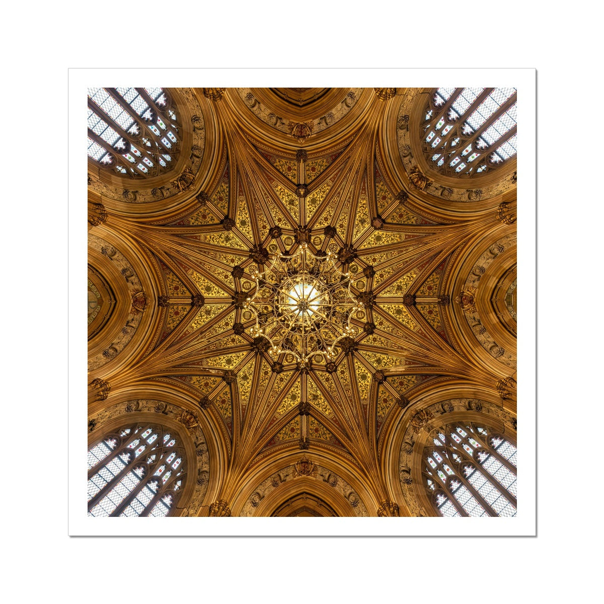 Central Lobby Ceiling Fine Art Print