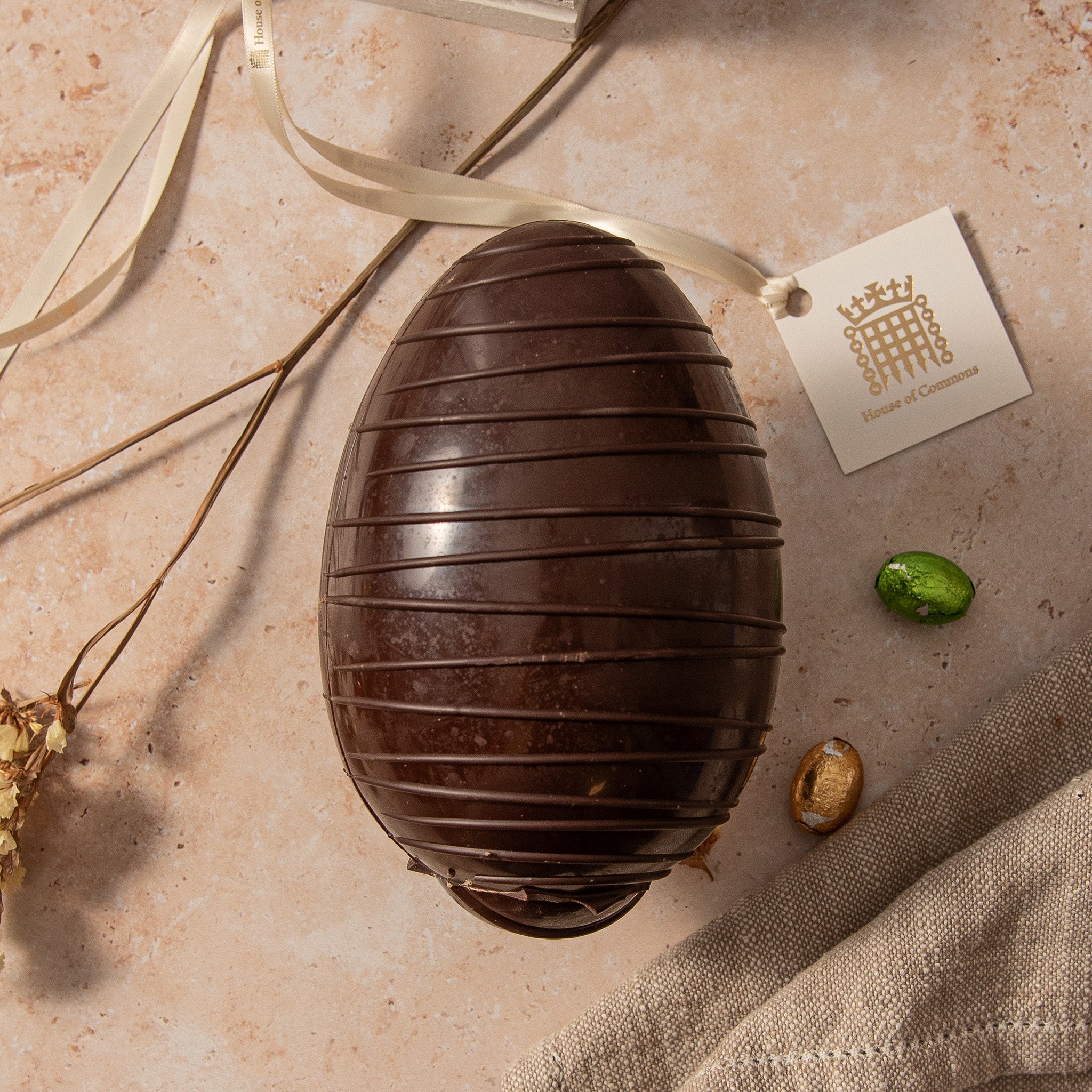 Vegan Salted Caramel Dark Chocolate Easter Egg