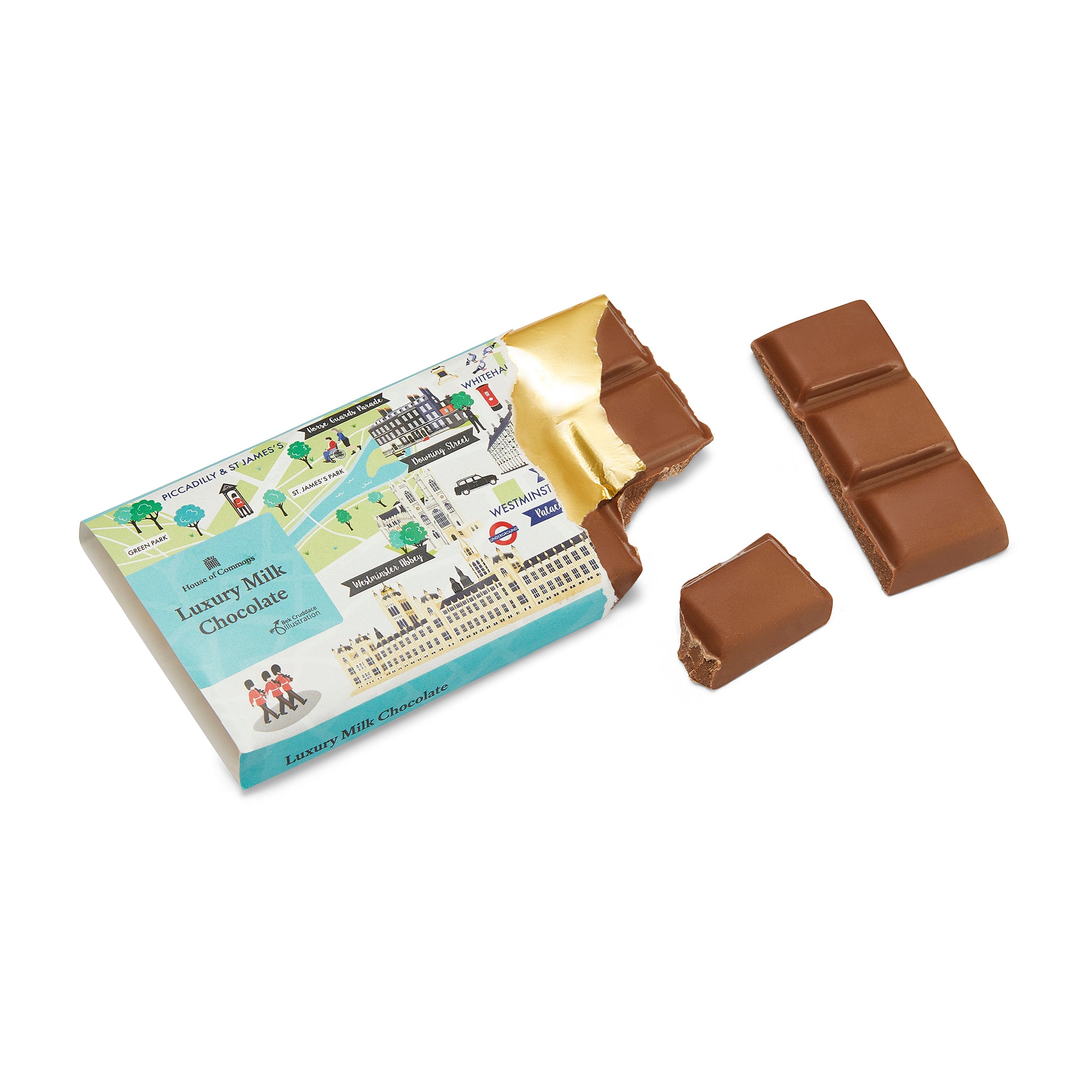 London Map Milk Chocolate Bar featured image