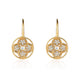 Palace Quatrefoil Gold-Plated Earrings image 1