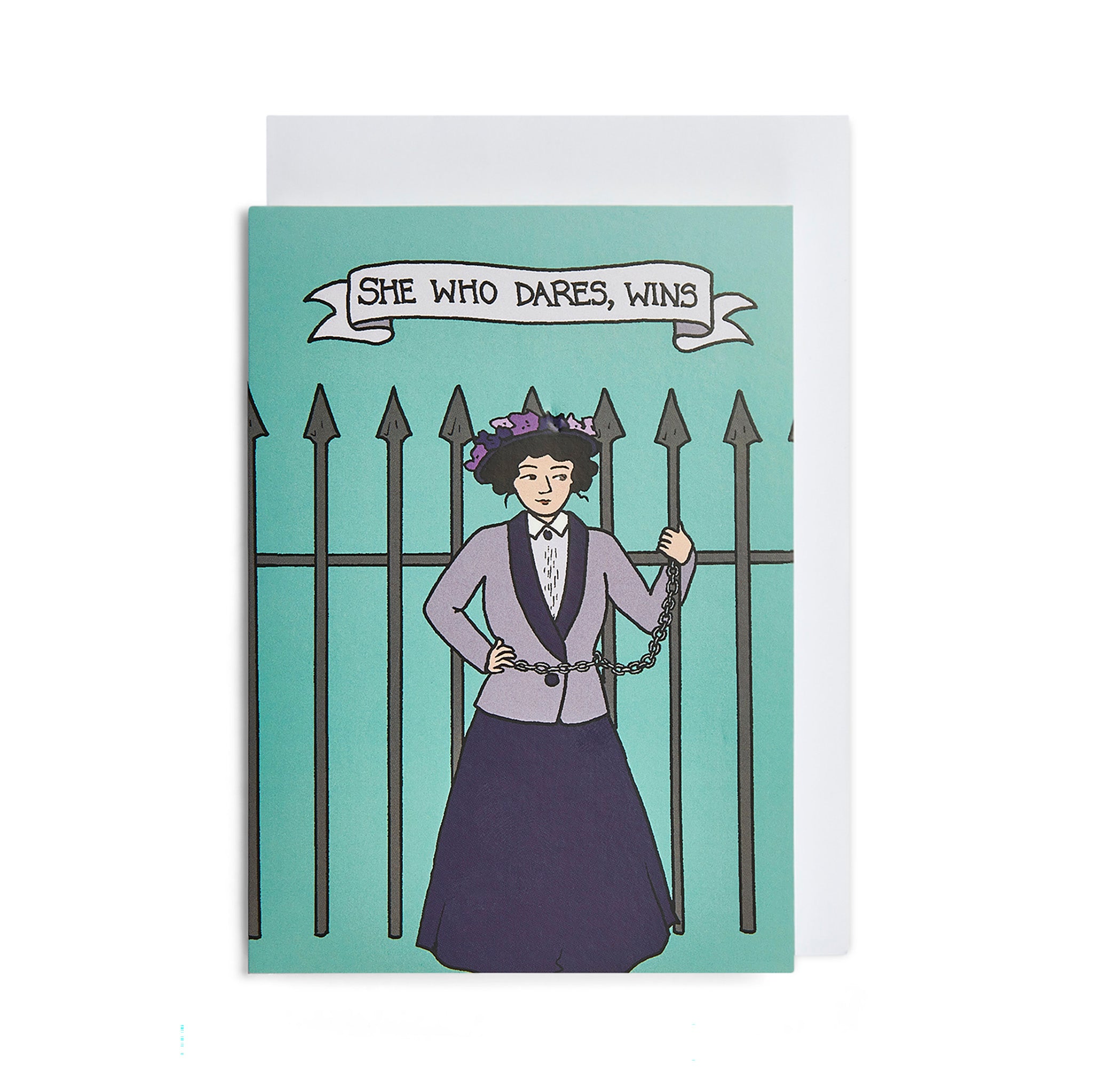 She Who Dares Wins Greetings Card