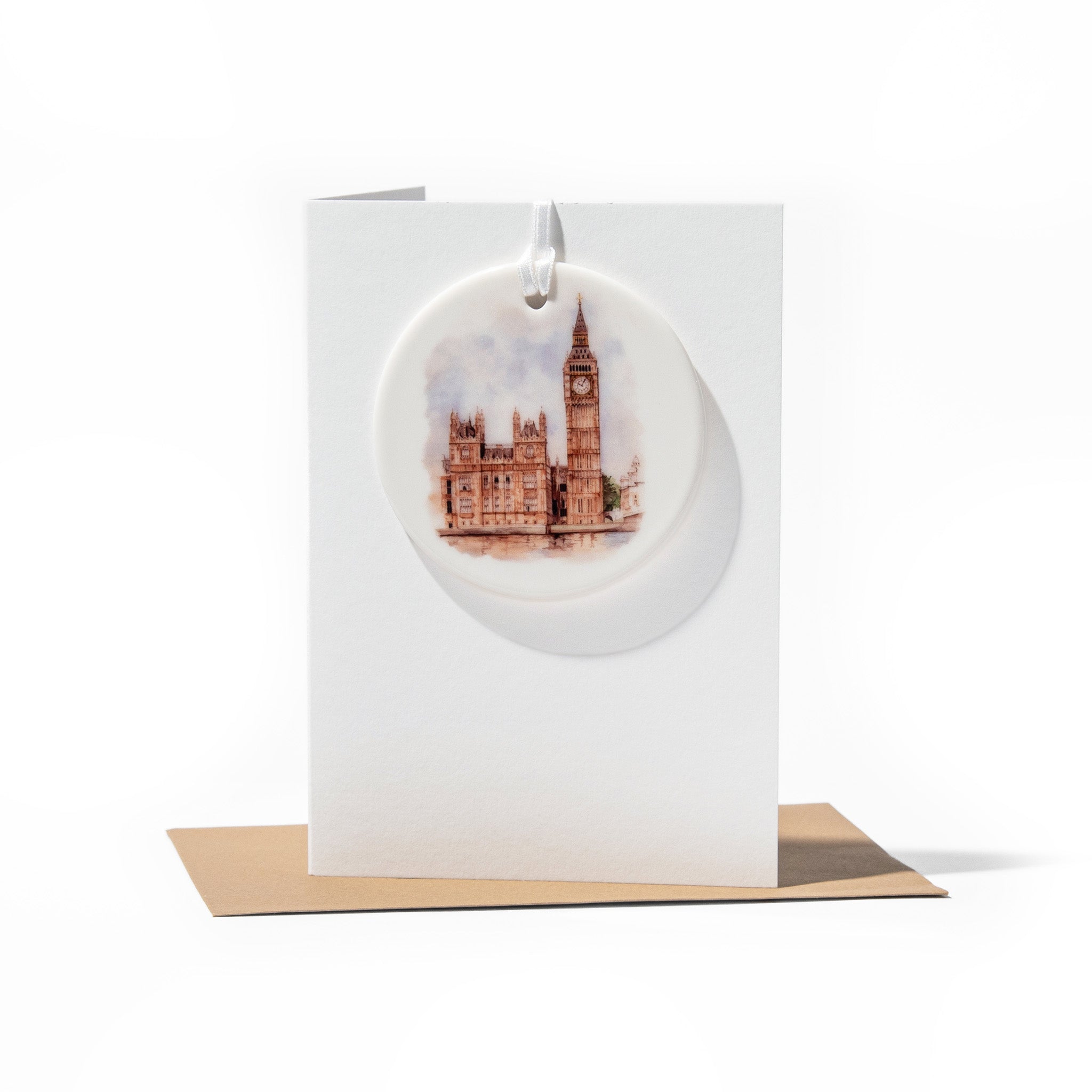 Elizabeth Tower Ceramic Keepsake Card