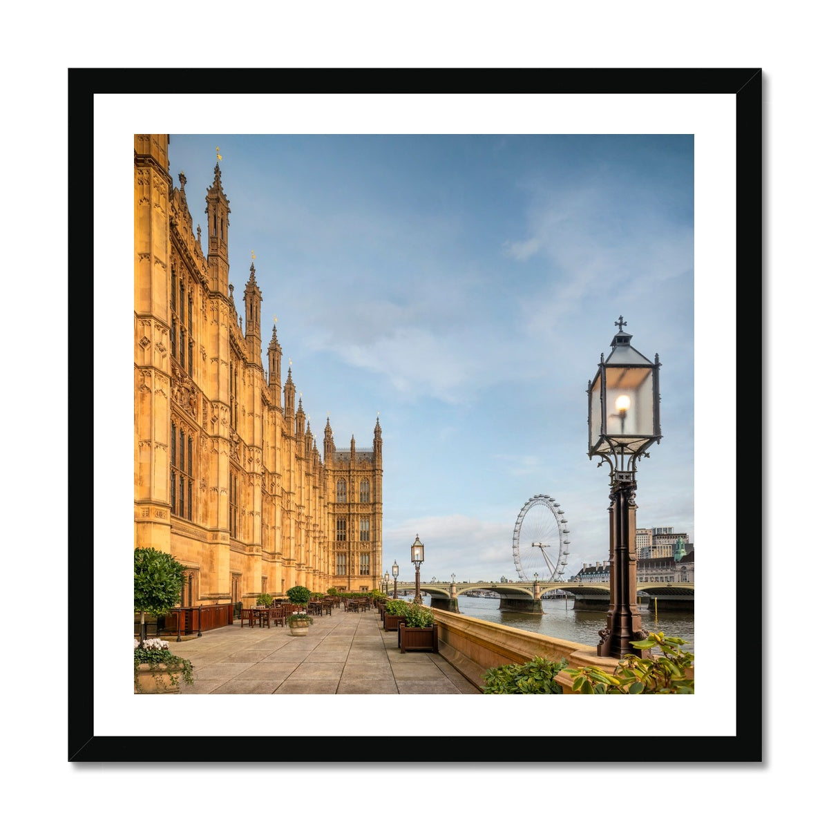 The Commons Terrace Framed Print