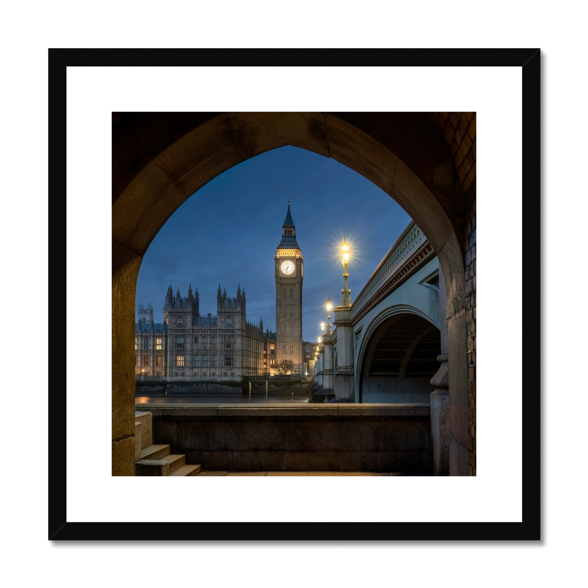 The Elizabeth Tower Framed & Mounted Print