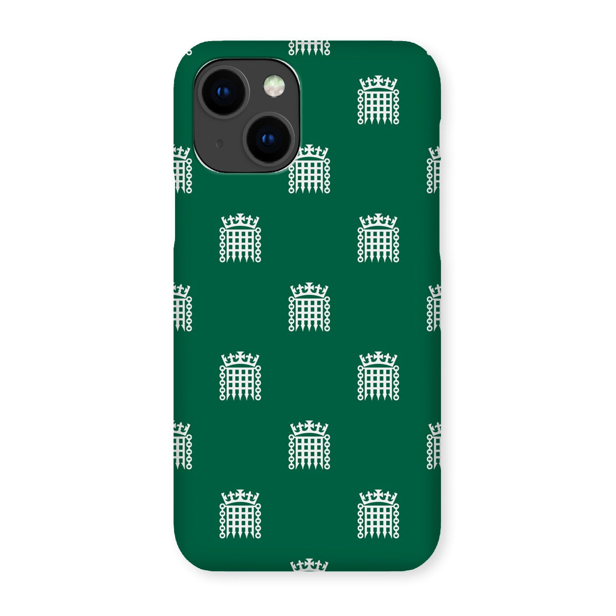 House of Commons Repeating Portcullis Phone Case - Green featured image