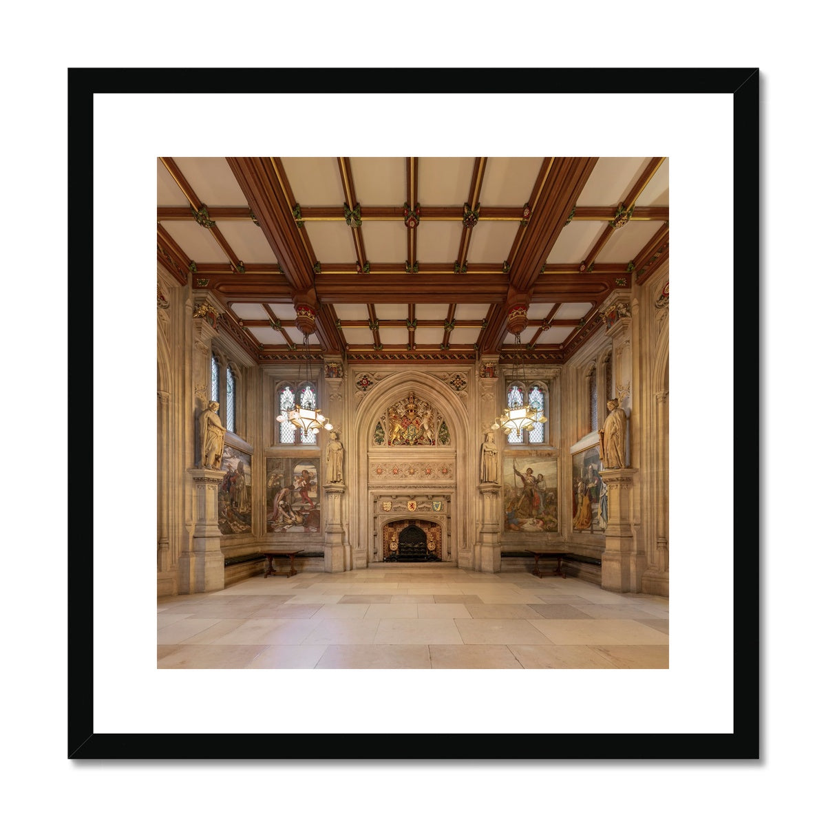 The Upper Waiting Hall Framed & Mounted Print