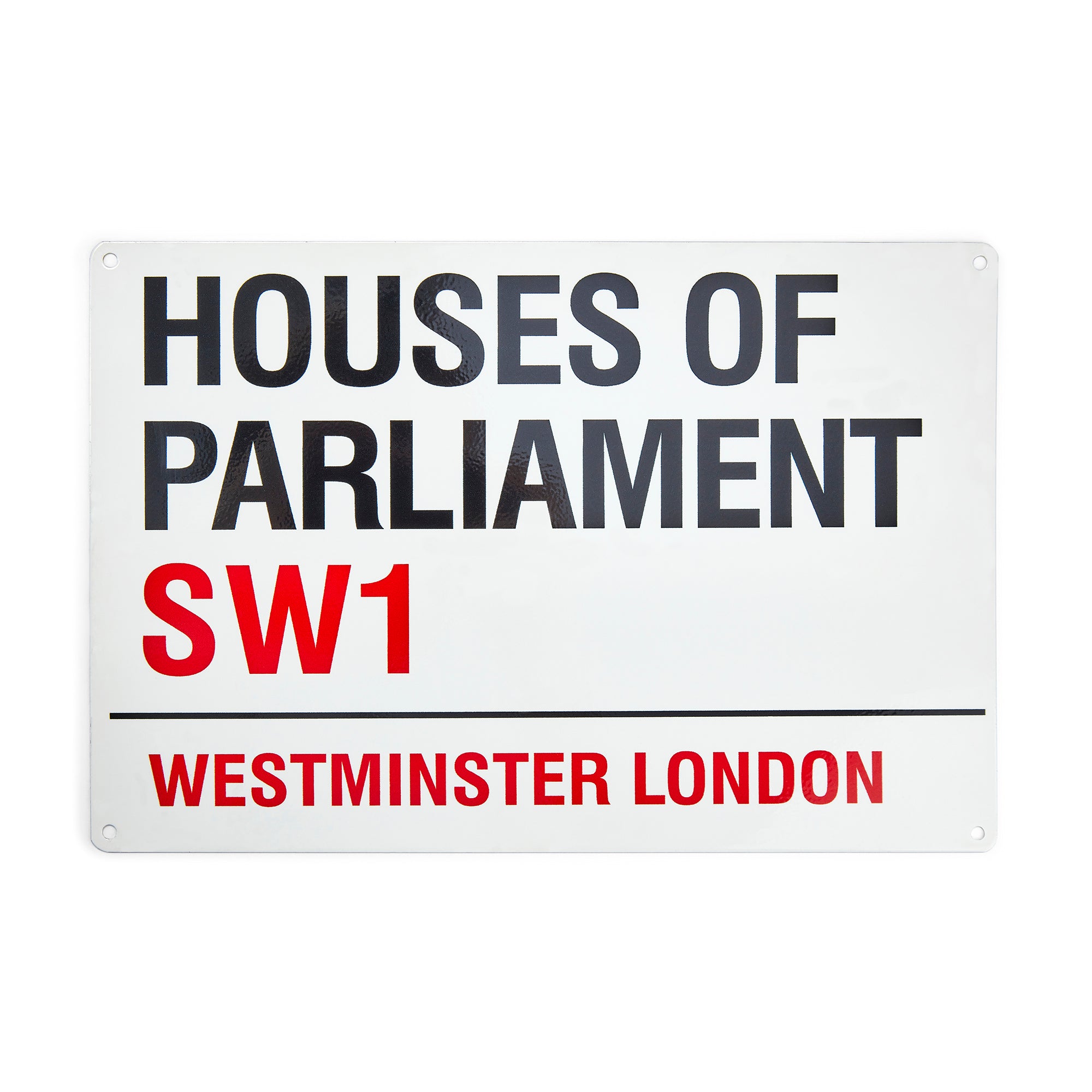 Houses of Parliament Metal Street Sign featured image