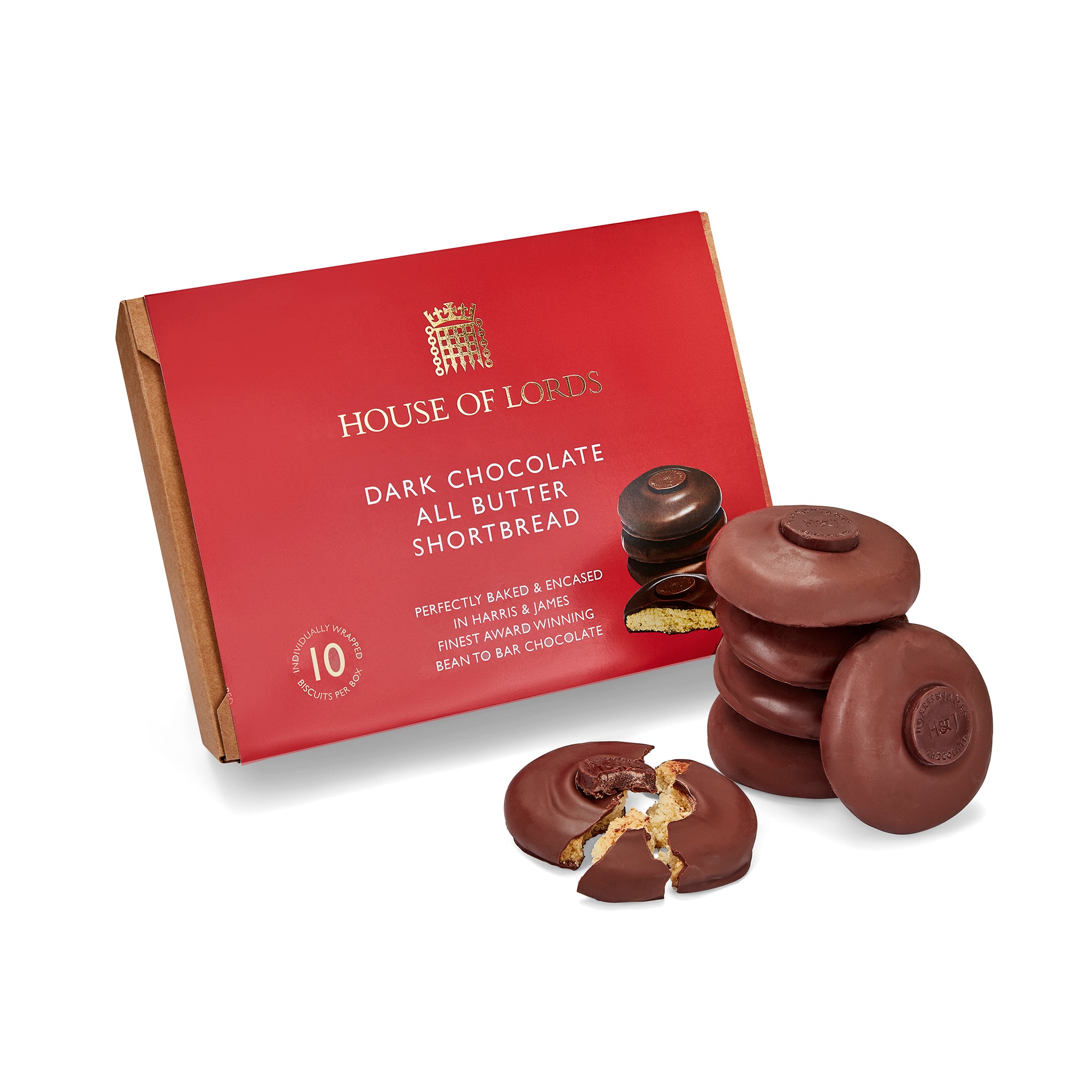 House of Lords Dark Chocolate Shortbread