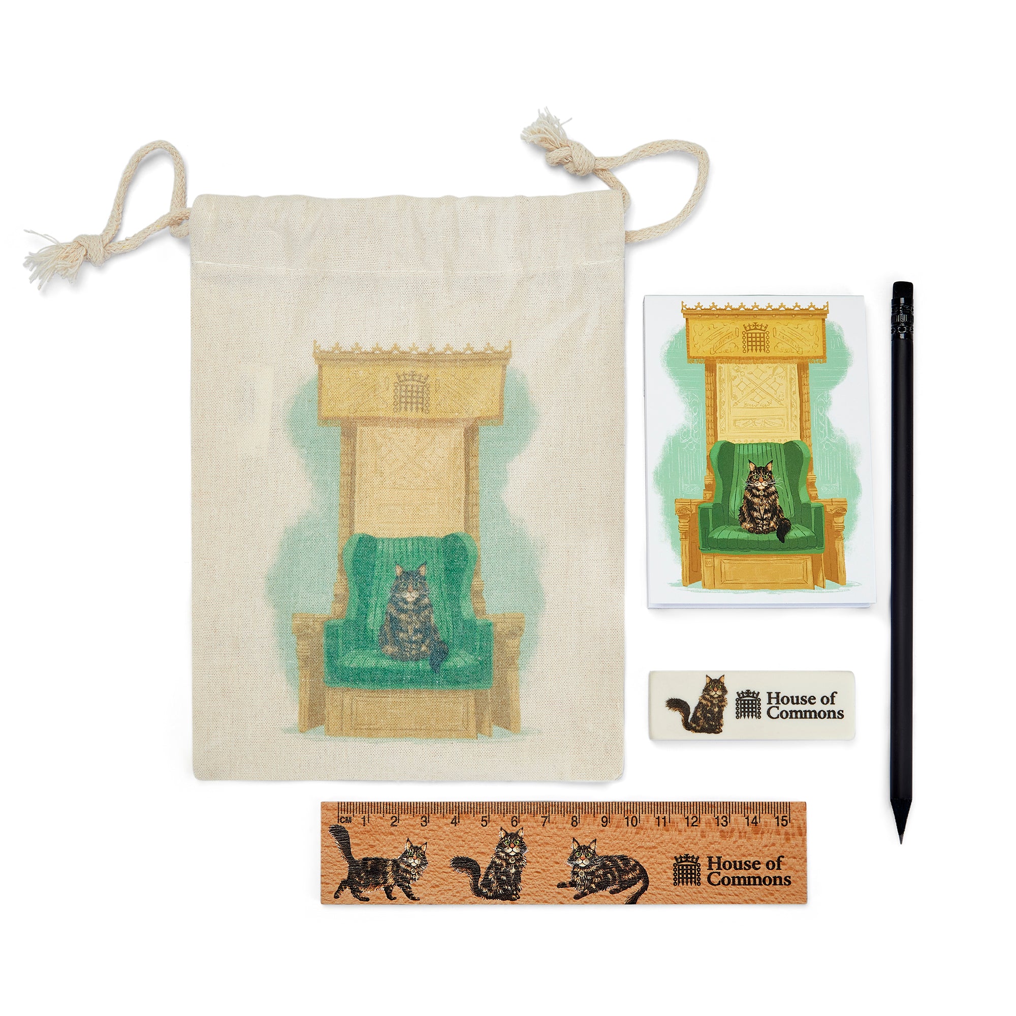 Attlee The Speaker's Cat Stationery Set