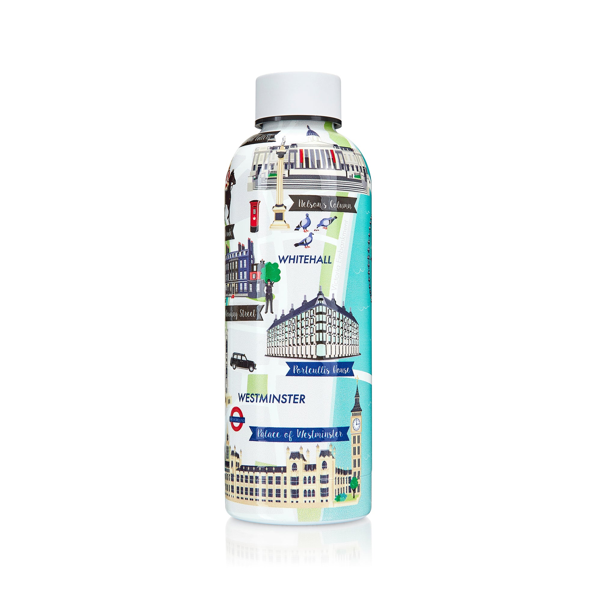 London Map Water Bottle