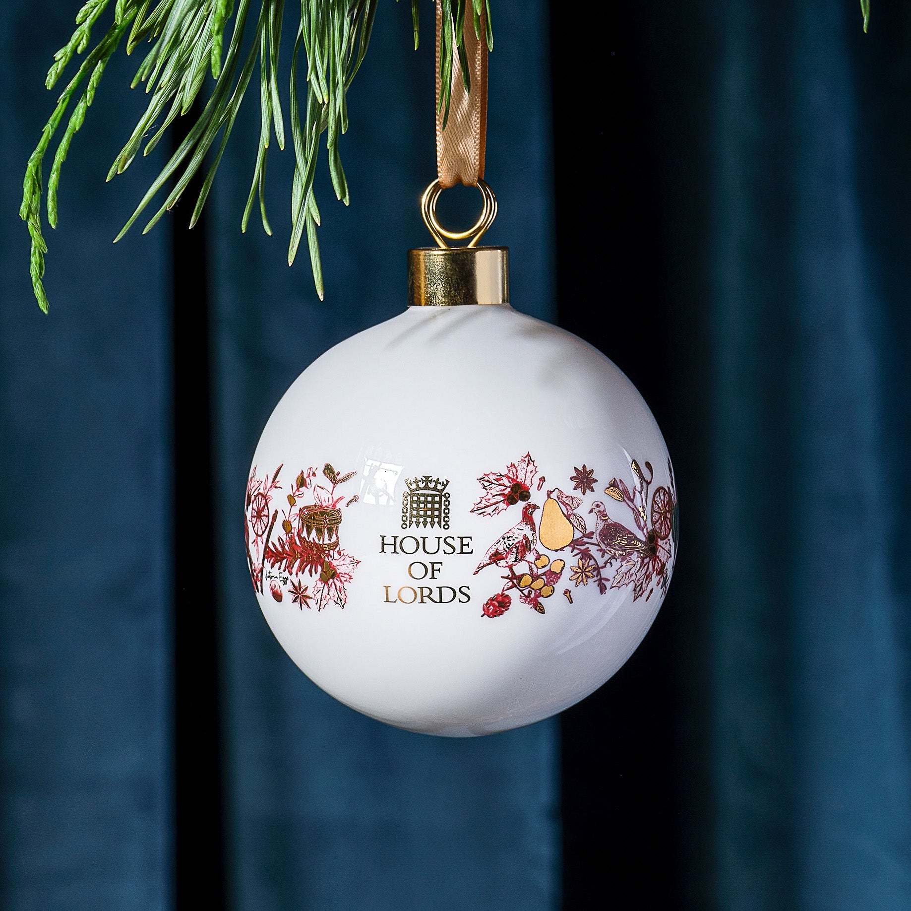 House of Lords 12 Days of Christmas China Bauble