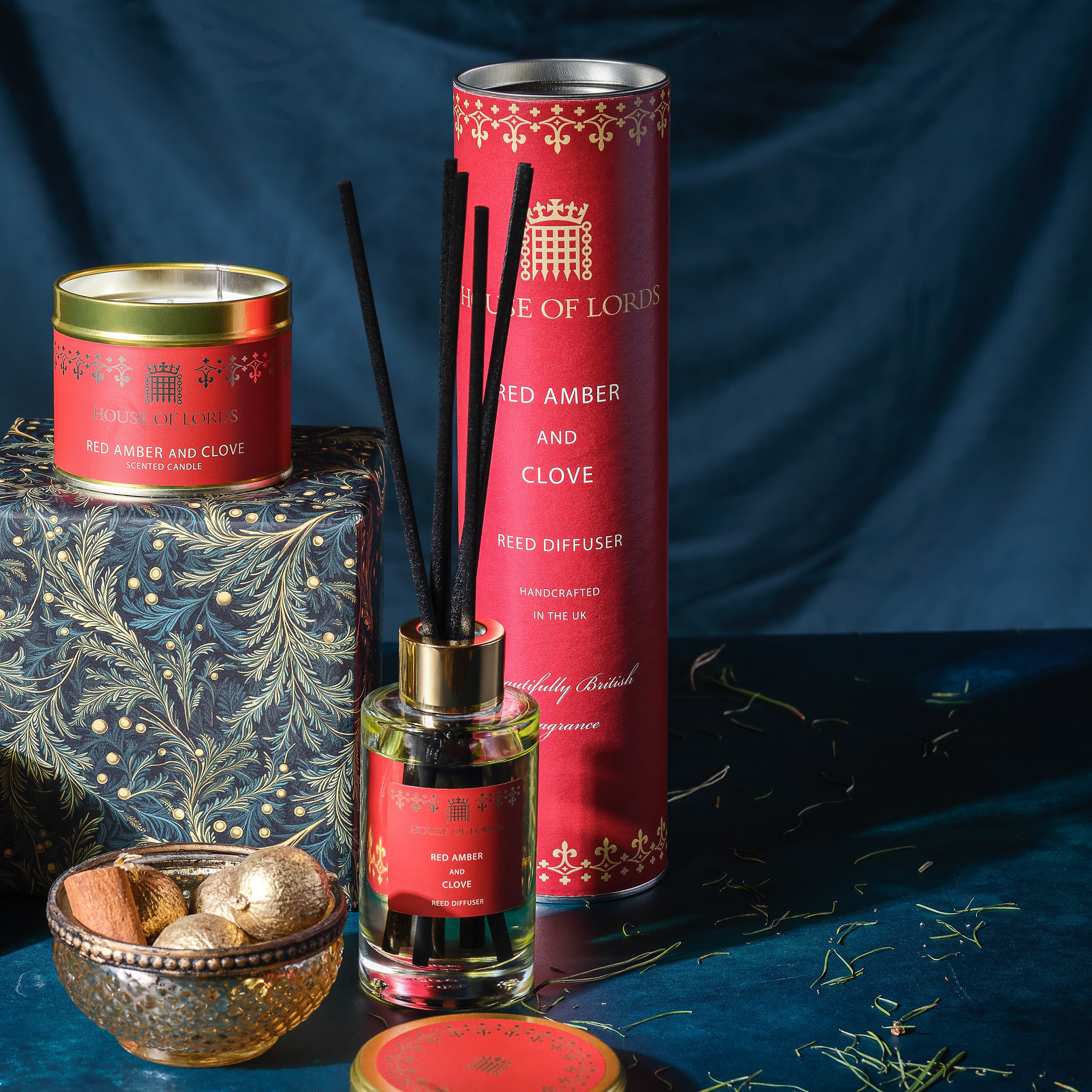 House of Lords Red Amber &amp; Clove Reed Diffuser featured image