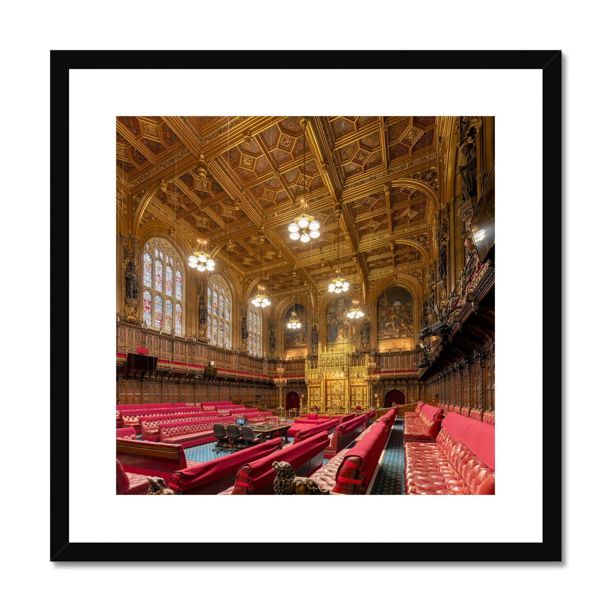 The Lords Chamber Framed & Mounted Print