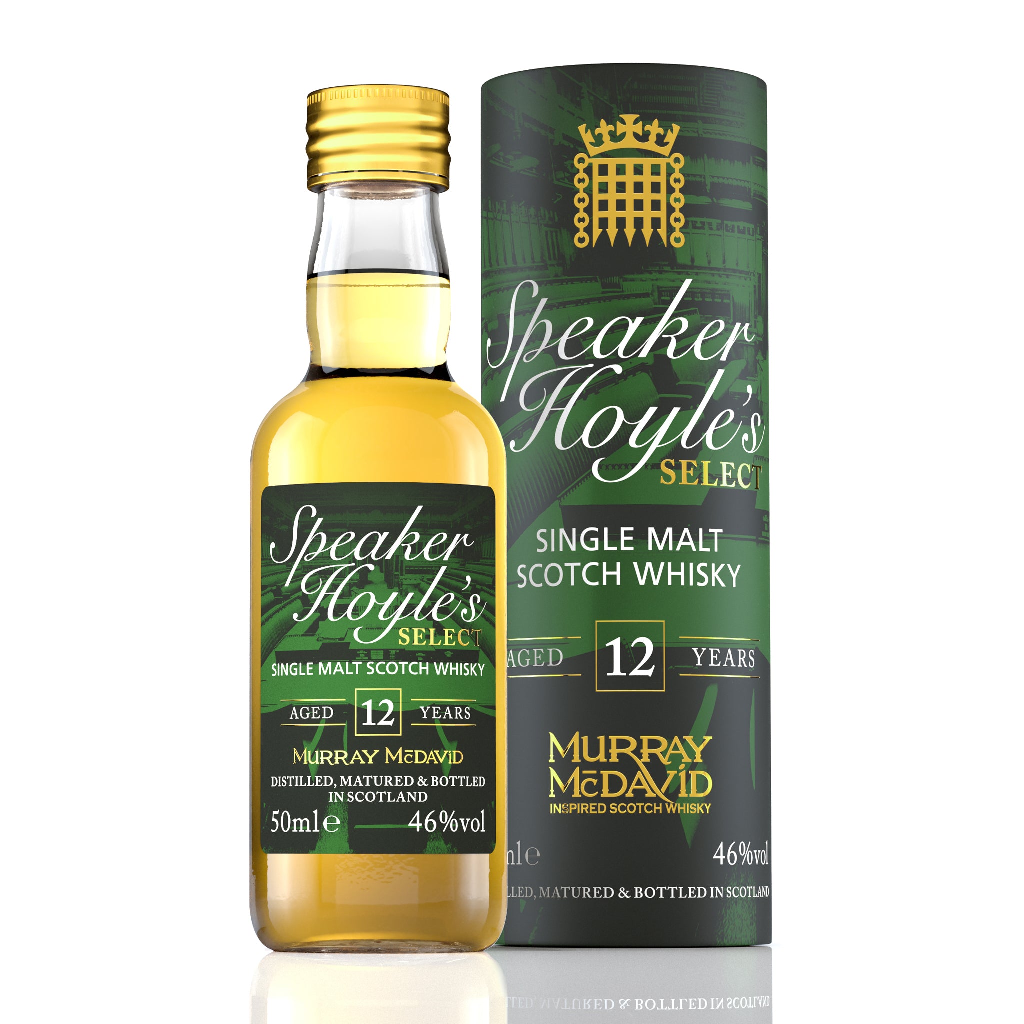 Speaker Hoyle&#39;s Select Single Malt Scotch Whisky Miniature - 5cl featured image