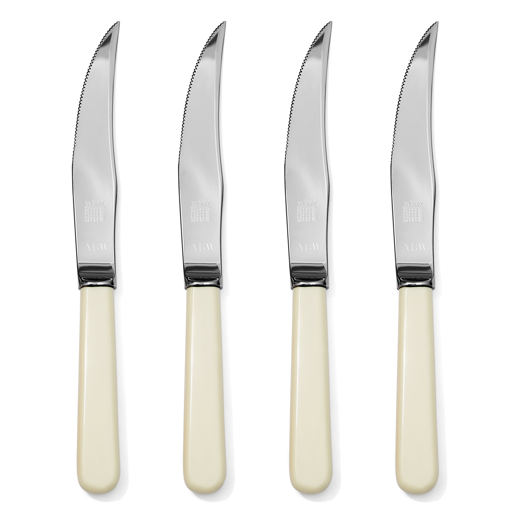 Personalised Sheffield Stainless Steel Steak Knife Set