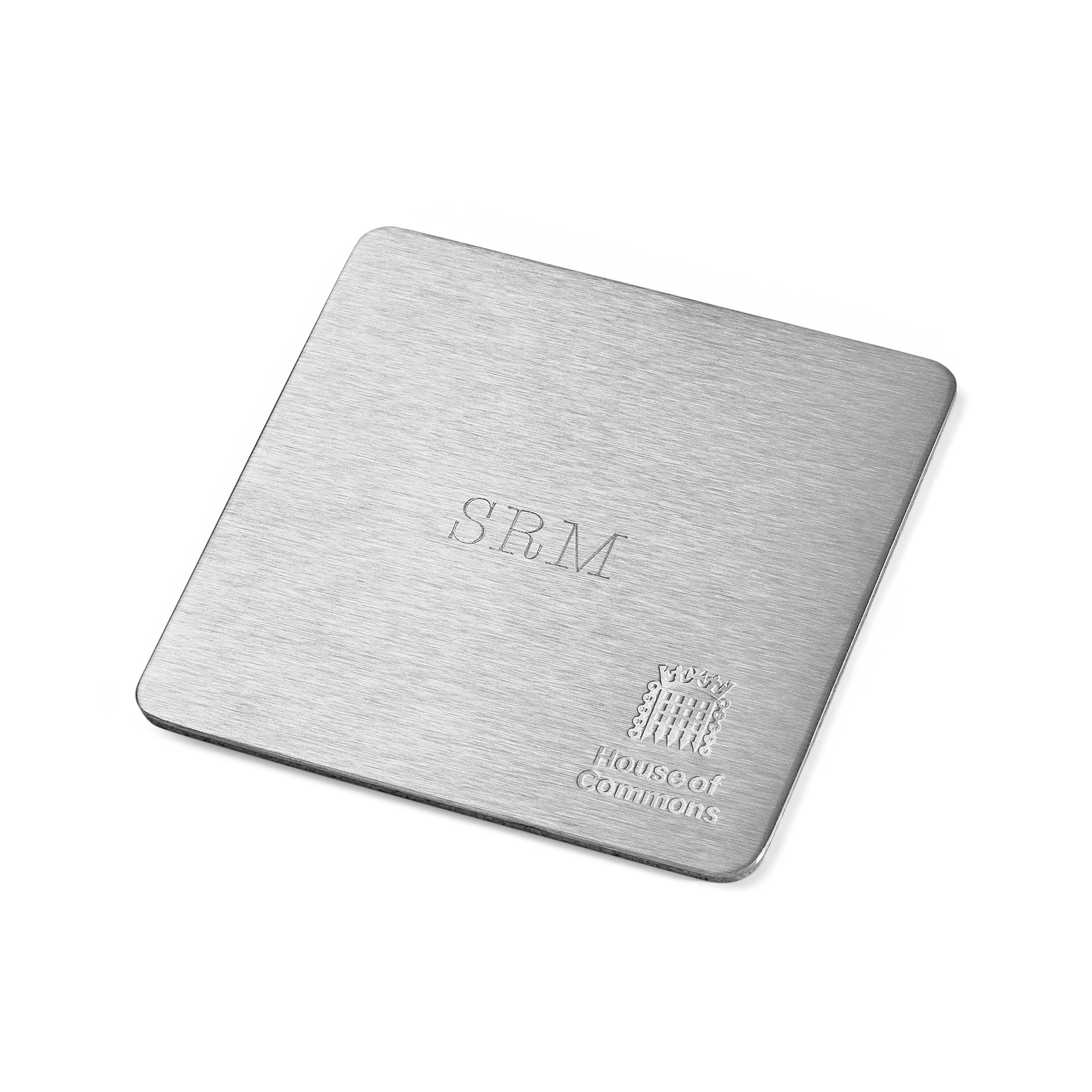 Personalised Sheffield Stainless Steel Coaster