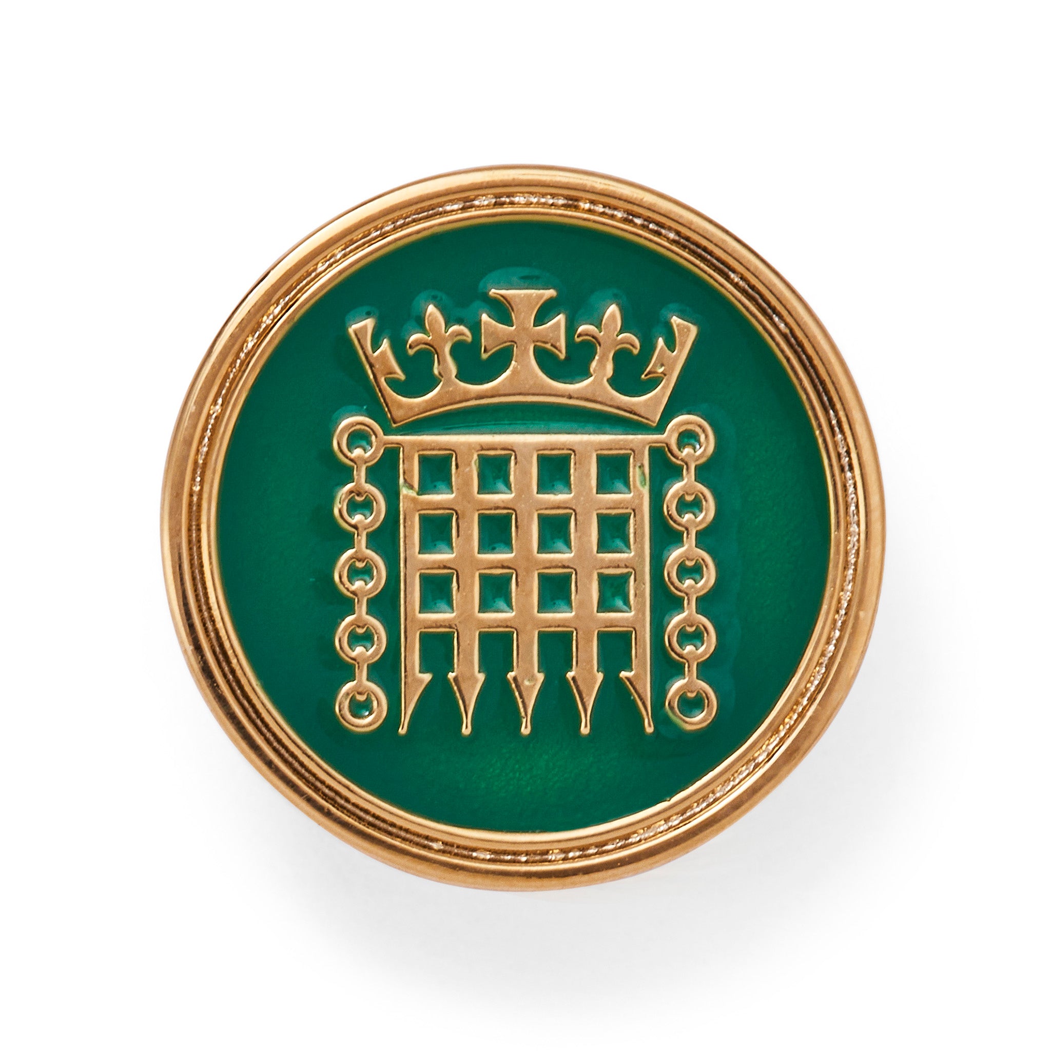 Enamel House of Commons Lapel Pin