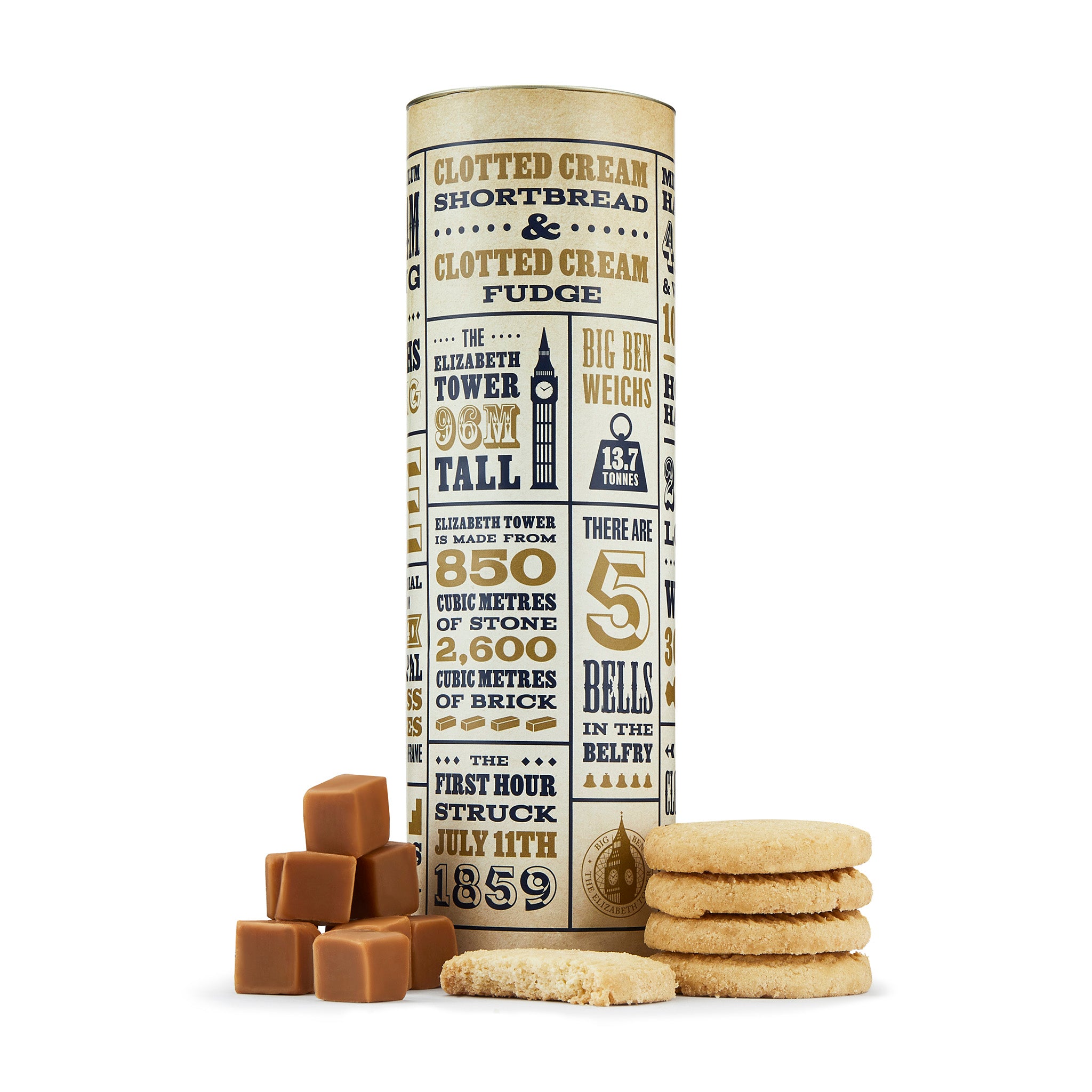 Big Ben Shortbread & Fudge Tube