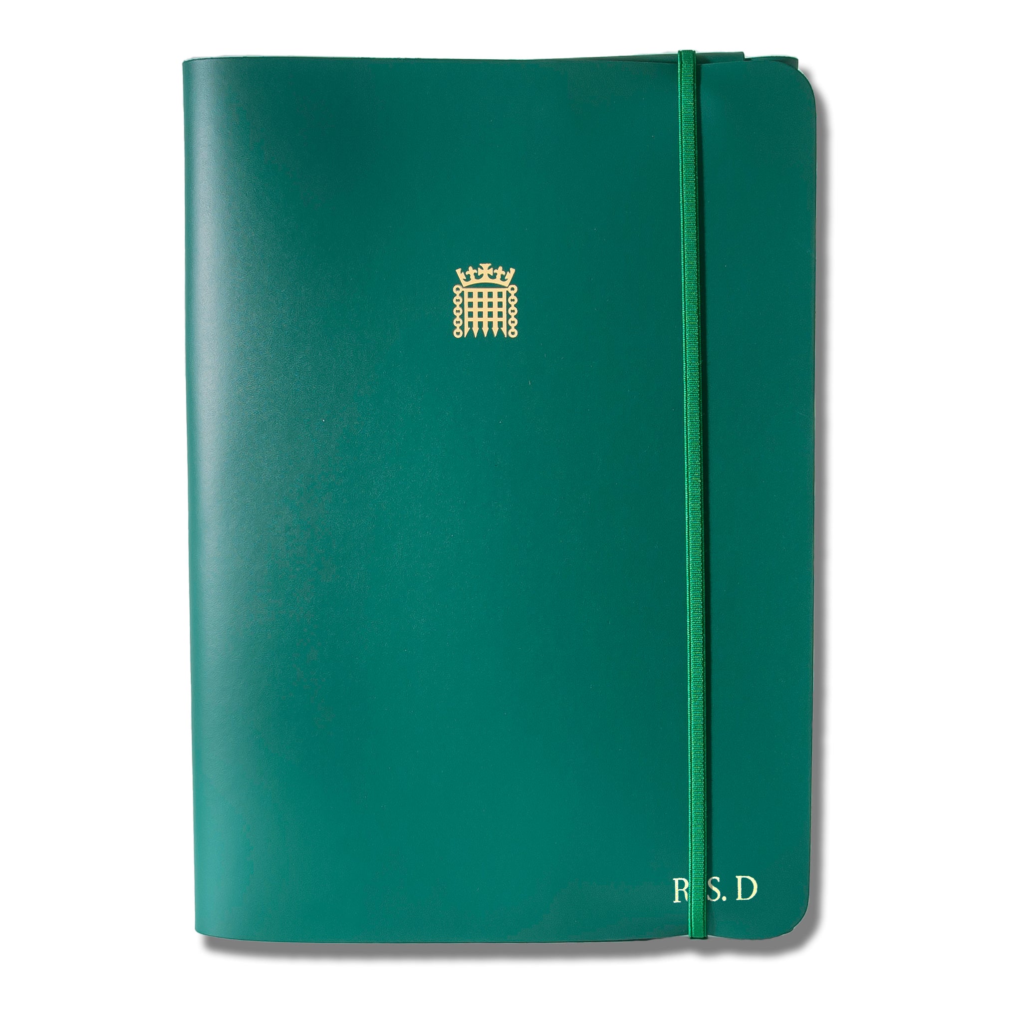 Personalised House of Commons A4 Leather Portfolio Folder