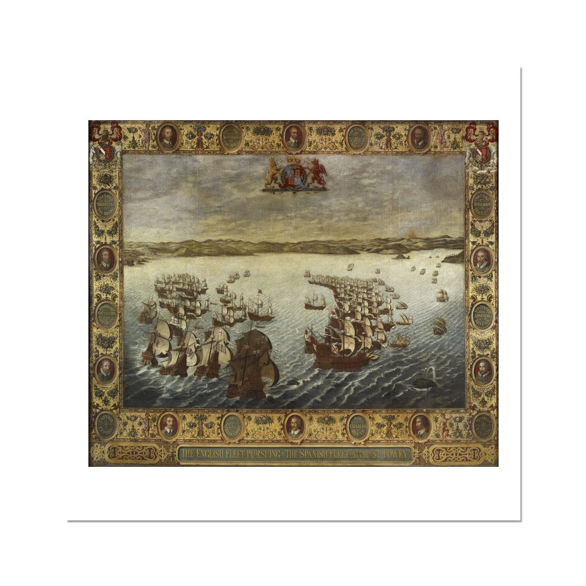 The English Fleet Fine Art Print