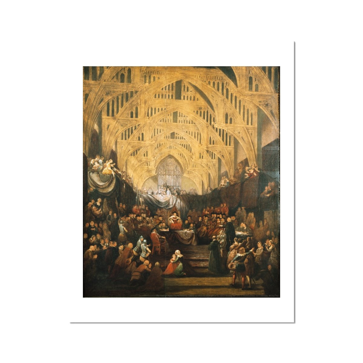 The Trial of Charles I Fine Art Print