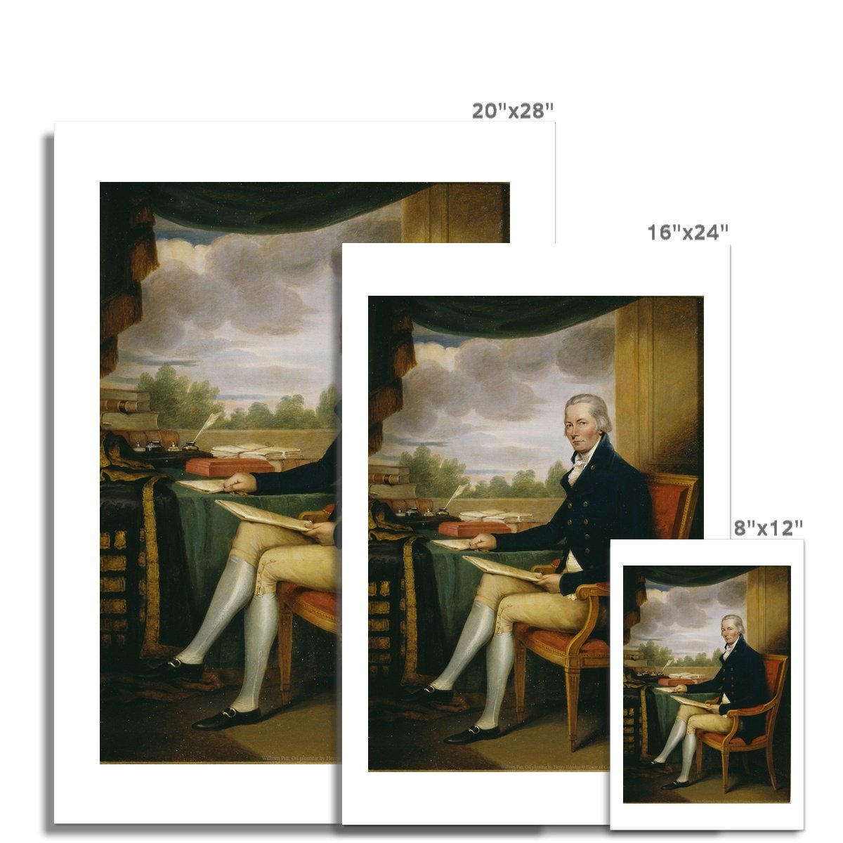 William Pitt, by Henry Edridge Fine Art Print featured image